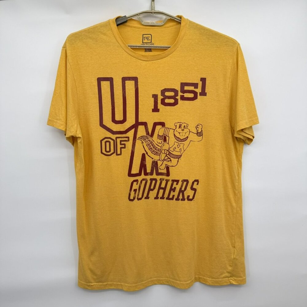 Pro edge Minnesota Golden Gophers Goldy Graphic T Shirt Unisex XL University